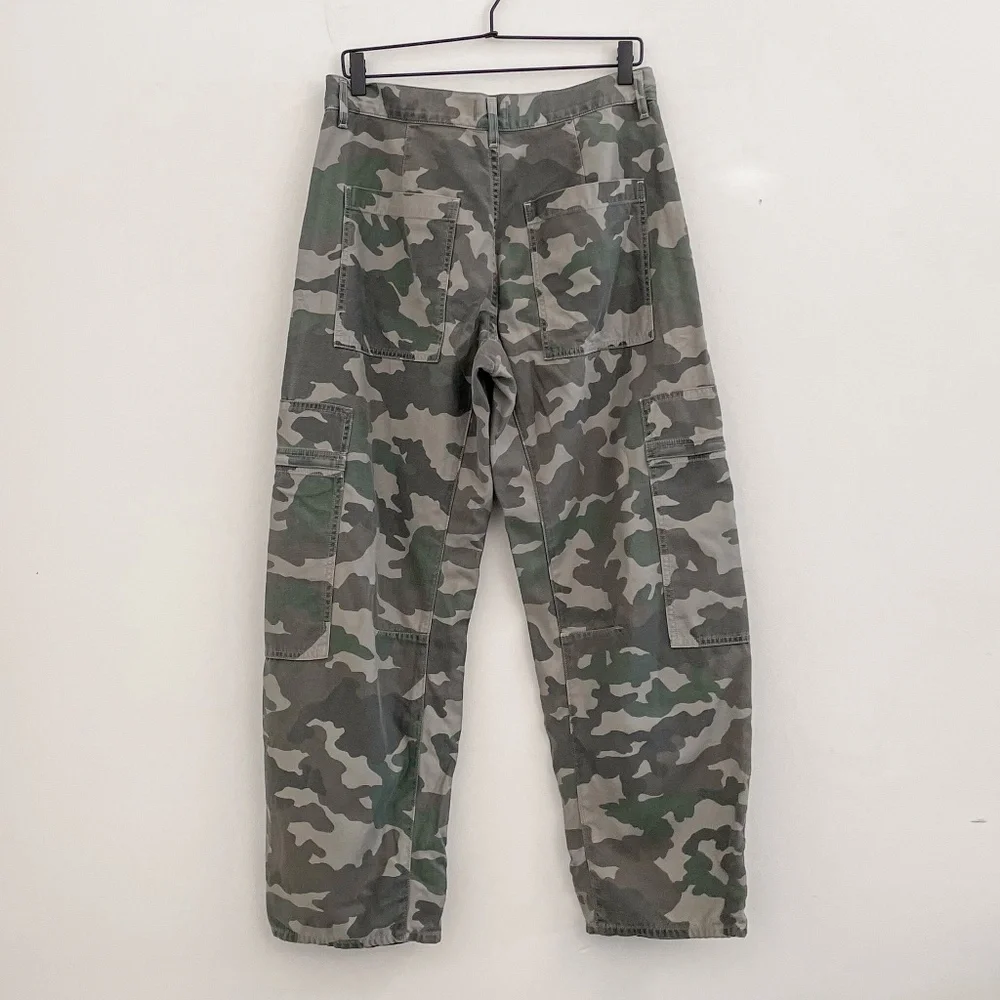 Citizens of Humanity Marcelle Low Slung Easy Cargo in Camo 28 - Picture 9 of 11
